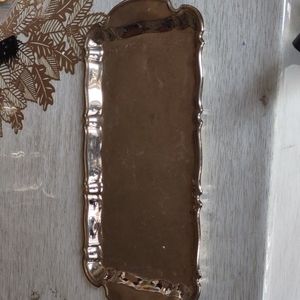 Elegance Silverware Silver Plate Serving Tray 18.5"X9.5"